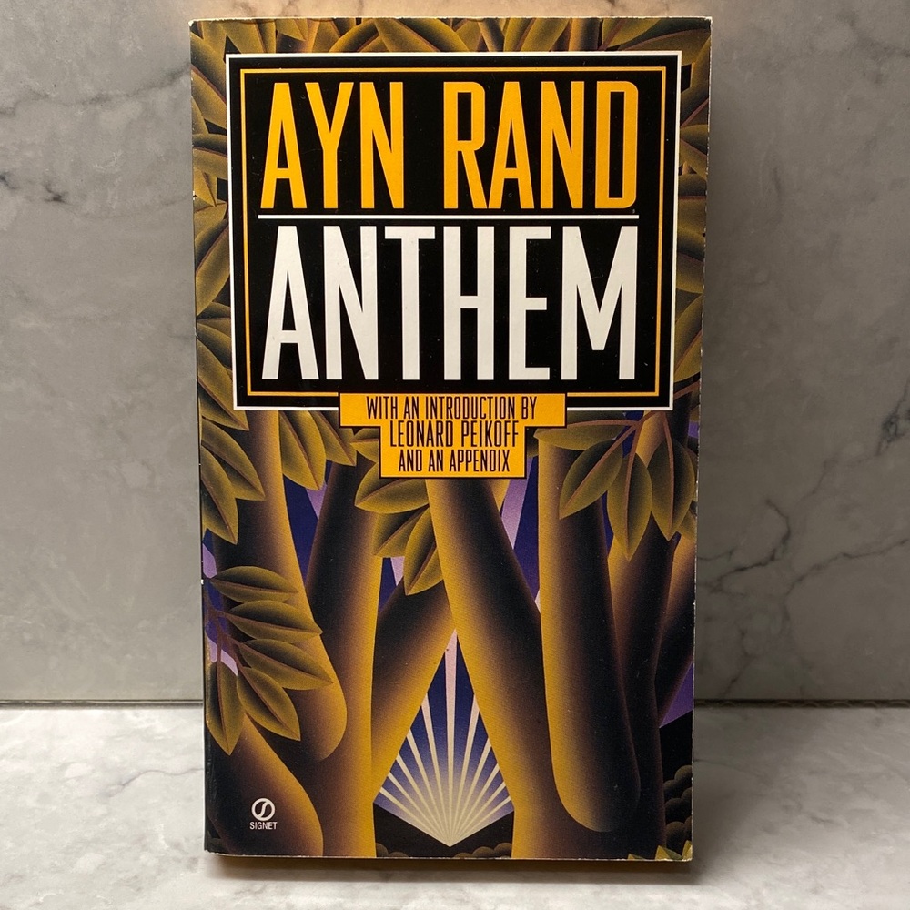 Ayn Rand 'Anthem' Book